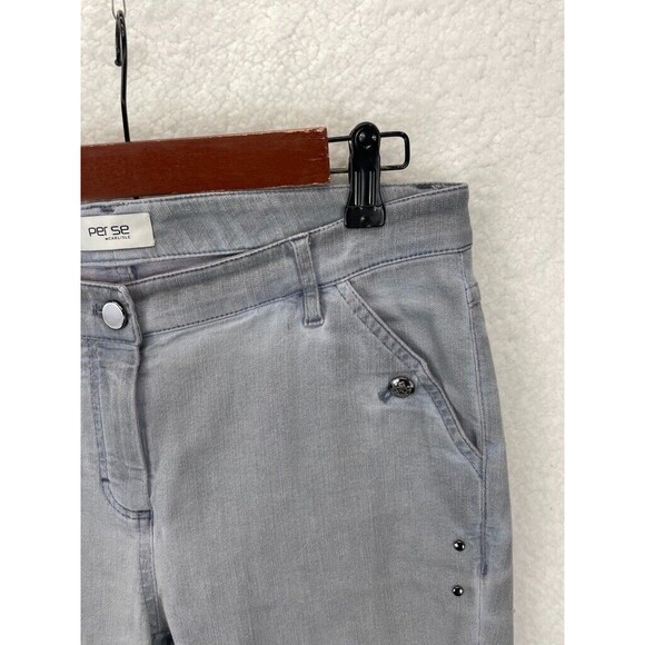 Per Se by Carlisle Pants Women’s Size 4 Lot of 5 Straight Gray Leopard Blue - Picture 9 of 16